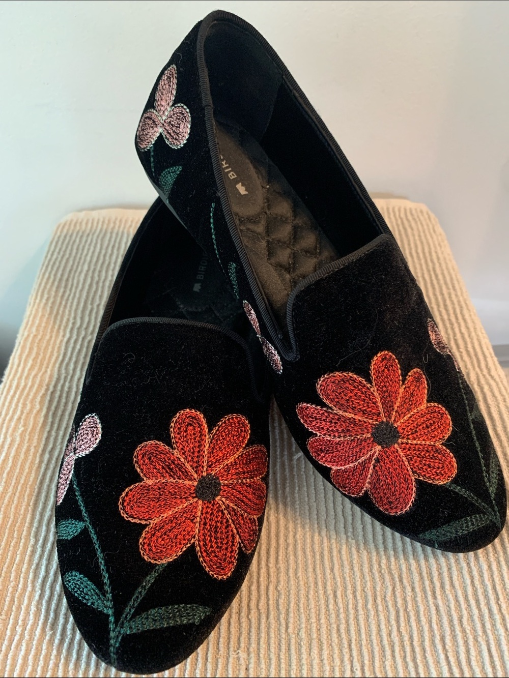 Birdies Starlings Embroidered Loafers
